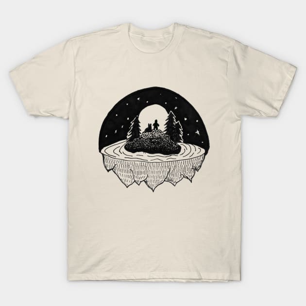 Silent Forest T-Shirt by negativepizza